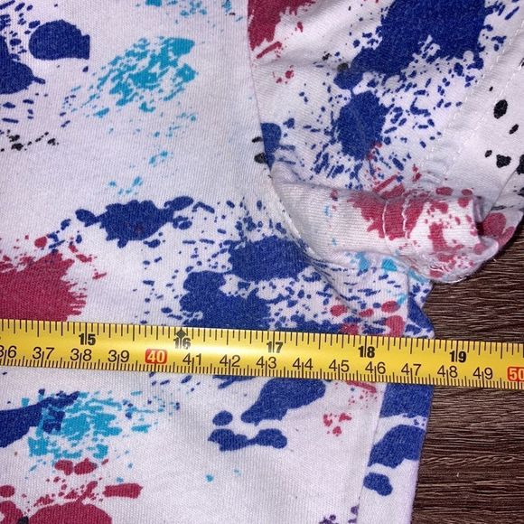 Women’s Large Chase Authentics Nascar # 31 Paint Splat V Neck Tee - Picture 6 of 8